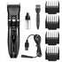 Aparat de tuns profesional pentru cani cu acumulator, lama titan + ceramica, incarcare USB, culoare Neagra, model AVX-WT-BLACK-T10